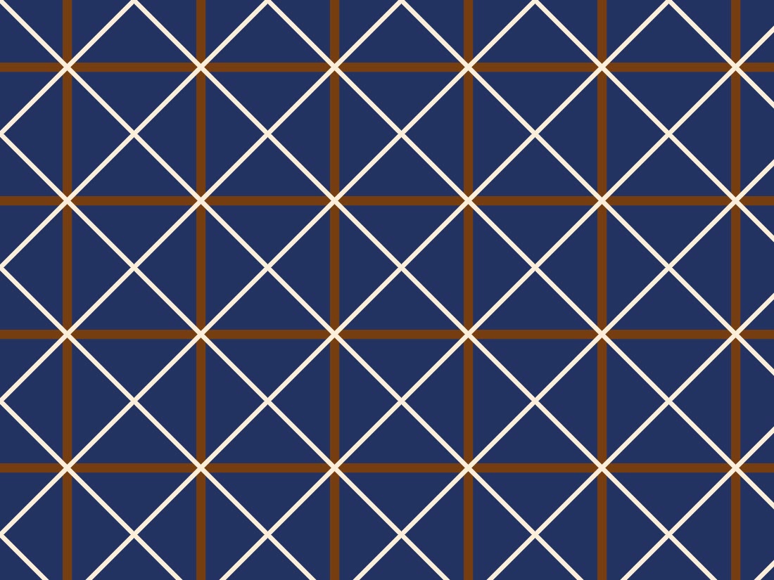 Kente strips before joining